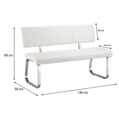 Esszimmerbank Essbank VILAS Weiß 9 Esszimmerbank Essbank VILAS Weiß -Berühmt Möbel 12382 4