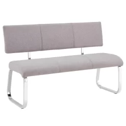 Esszimmerbank VILAS Stoffbezug In Grau