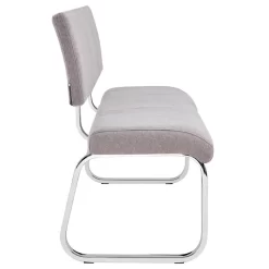 Esszimmerbank VILAS Stoffbezug In Grau -Berühmt Möbel 12383 2