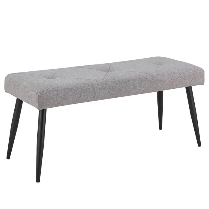 Sitzbank ARUBA Stoffbezug In Grau 1 Sitzbank ARUBA Stoffbezug In Grau