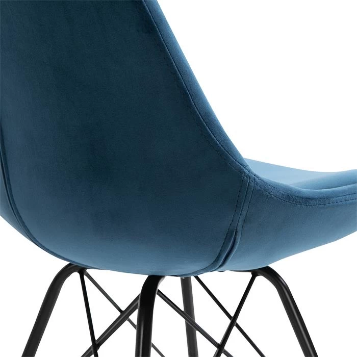 Esszimmerstuhl EVEREST Im 2er Set In Blau 5 Esszimmerstuhl EVEREST Im 2er Set In Blau – Bild 5