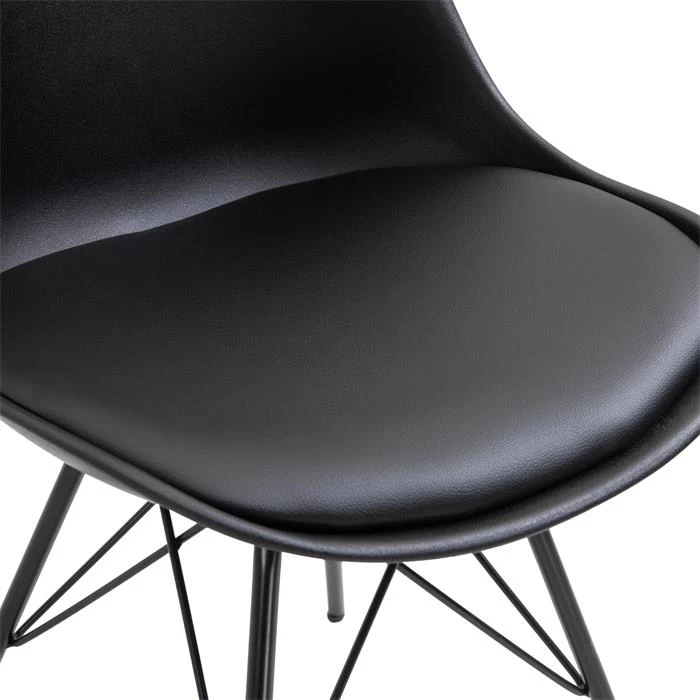 Esszimmerstuhl VALLEY Im 2er Set In Schwarz 6 Esszimmerstuhl VALLEY Im 2er Set In Schwarz – Bild 6