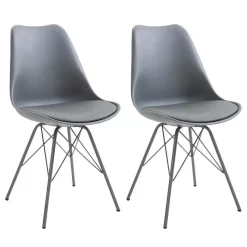 Esszimmerstuhl VALLEY Im 2er Set In Grau