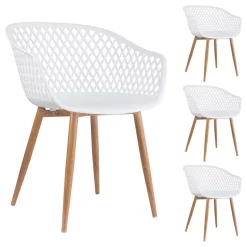 Esszimmerstuhl MADEIRA Im 4er Set In Weiß