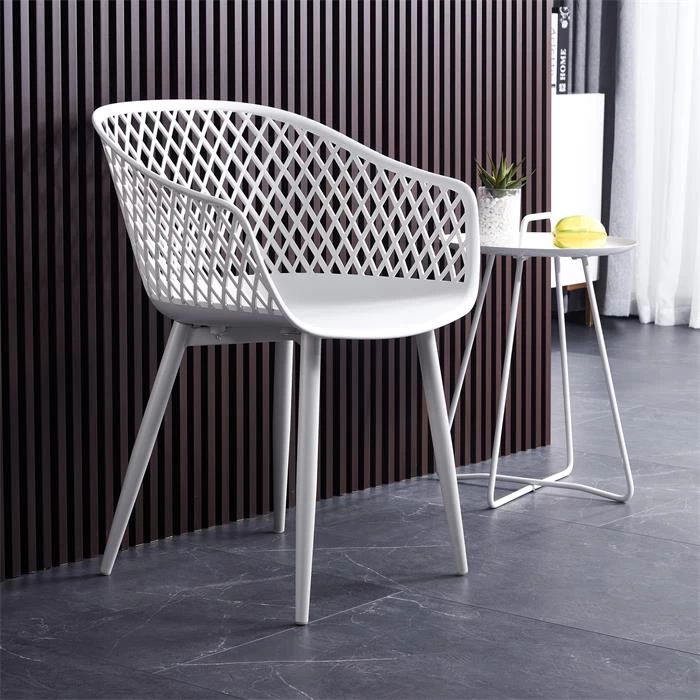 Esszimmerstuhl MADEIRA Im 4er Set In Weiß/weiß 2 Esszimmerstuhl MADEIRA Im 4er Set In Weiß/weiß – Bild 2