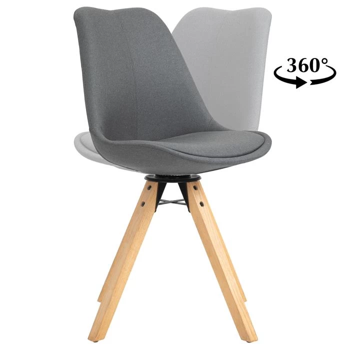 Esszimmerstuhl ISIDRO Im 2er Set In Grau 2 Esszimmerstuhl ISIDRO Im 2er Set In Grau – Bild 2