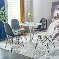 Esszimmerstuhl IMRAN Im 4er Set In Schwarz -Berühmt Möbel 12632 4