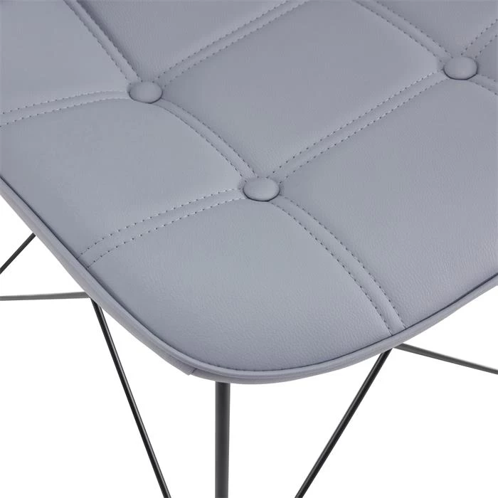 Esszimmerstuhl IMRAN Im 4er Set In Grau 4 Esszimmerstuhl IMRAN Im 4er Set In Grau – Bild 4