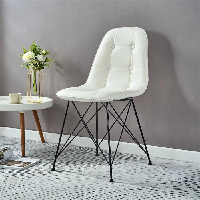 Esszimmerstuhl IMRAN Im 4er Set In Weiß 2 Esszimmerstuhl IMRAN Im 4er Set In Weiß – Bild 2