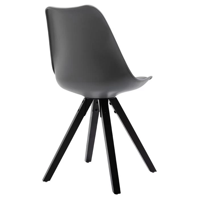 Esszimmerstuhl RETO Im 4er Set In Grau 4 Esszimmerstuhl RETO Im 4er Set In Grau – Bild 4