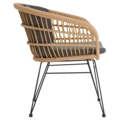 Esszimmerstuhl COSTA Aus Polyrattan -Berühmt Möbel 12664 3