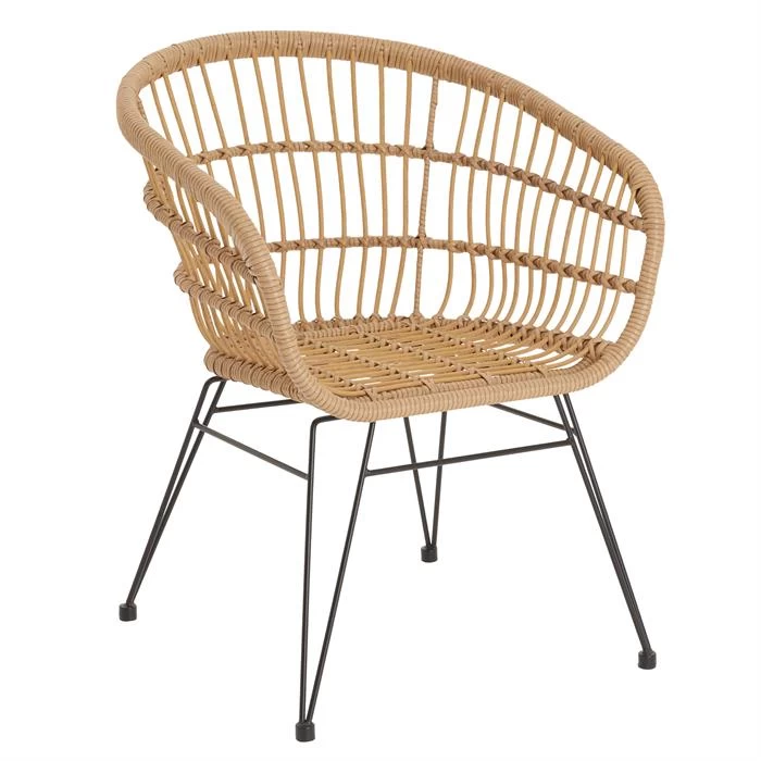 Esszimmerstuhl Gartenstuhl COSTA Im 2er Pack Mit Rattan 2 Esszimmerstuhl Gartenstuhl COSTA Im 2er Pack Mit Rattan – Bild 2