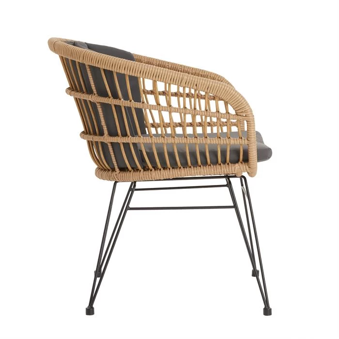 Esszimmerstuhl Gartenstuhl COSTA Im 2er Pack Mit Rattan 4 Esszimmerstuhl Gartenstuhl COSTA Im 2er Pack Mit Rattan – Bild 4