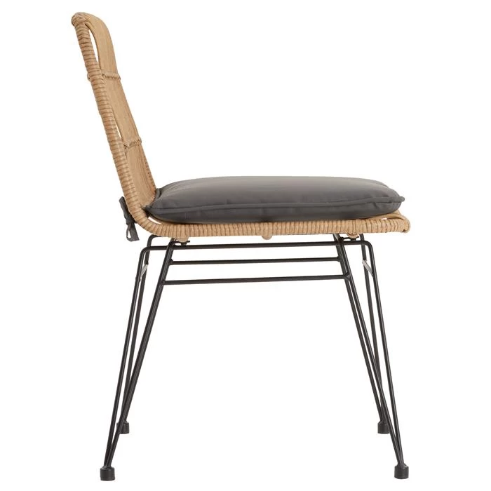 Esszimmerstuhl Gartenstuhl ENJOY Im 2er Set Mit Flechtrattan 4 Esszimmerstuhl Gartenstuhl ENJOY Im 2er Set Mit Flechtrattan – Bild 4