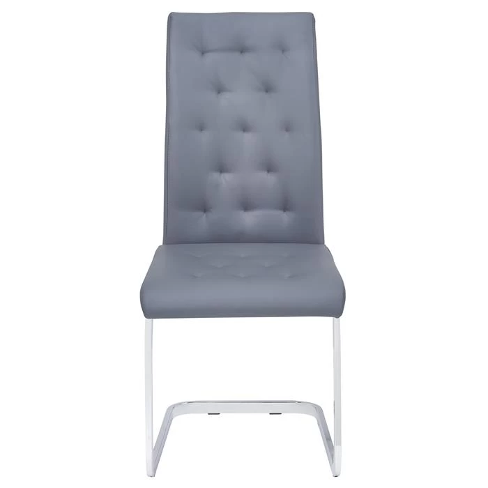 Schwingstuhl CHLOE In Grau 2er Set 2 Schwingstuhl CHLOE In Grau 2er Set – Bild 2