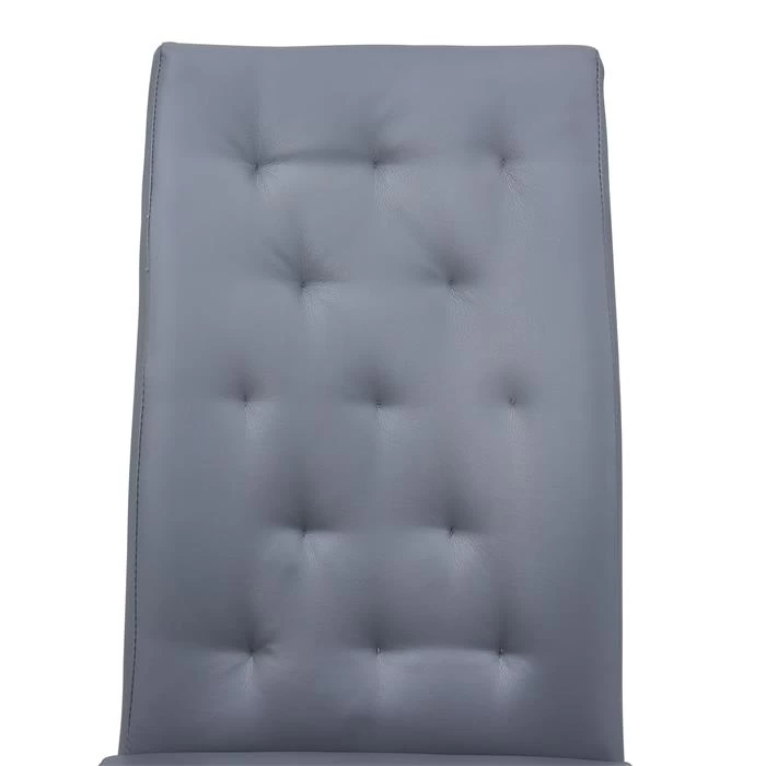 Schwingstuhl CHLOE In Grau 2er Set 6 Schwingstuhl CHLOE In Grau 2er Set – Bild 6