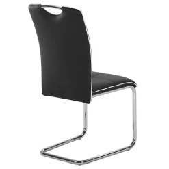 Schwingstuhl ELEONORA Im 4er Set In Schwarz 5 Schwingstuhl ELEONORA Im 4er Set In Schwarz -Berühmt Möbel 12836 2