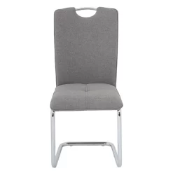 4er Set Schwingstuhl ELEONORA, Stoff Grau 5 4er Set Schwingstuhl ELEONORA, Stoff Grau -Berühmt Möbel 12837 2