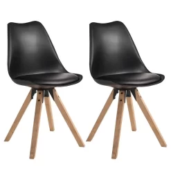 Esszimmerstuhl TYSON Im 2er Set In Schwarz