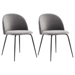 Esszimmerstuhl LOGAN Im 2er Set In Grau