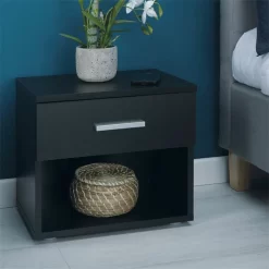 Nachttisch MARY Im 2er Set In Schwarz 6 Nachttisch MARY Im 2er Set In Schwarz -Berühmt Möbel 13607 1 N1