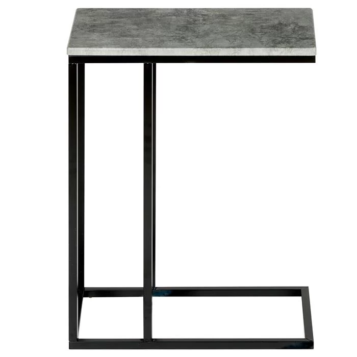 Beistelltisch DEBORA Rechteckig In Beton Dunkel 2 Beistelltisch DEBORA Rechteckig In Beton Dunkel – Bild 2