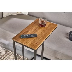 Beistelltisch DEBORA Rechteckig In Wildeiche Dunkel -Berühmt Möbel 13852 A1