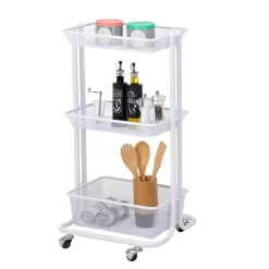 Küchenwagen VALIENTE Mit 3 Körben In Weiß 10 Küchenwagen VALIENTE Mit 3 Körben In Weiß -Berühmt Möbel 13925 4