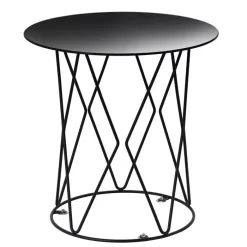 Beistelltisch MADESIS Rund, In Schwarz