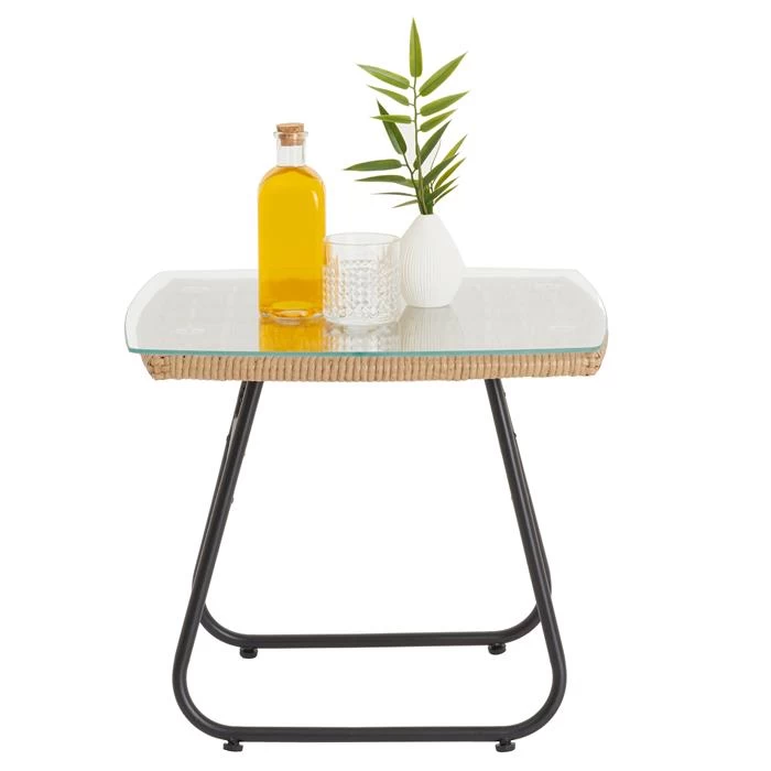 Beistelltisch COSTA Mit Polyrattan Rund 4 Beistelltisch COSTA Mit Polyrattan Rund – Bild 4