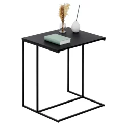 Beistelltisch VITORIO Rechteckig In Schwarz