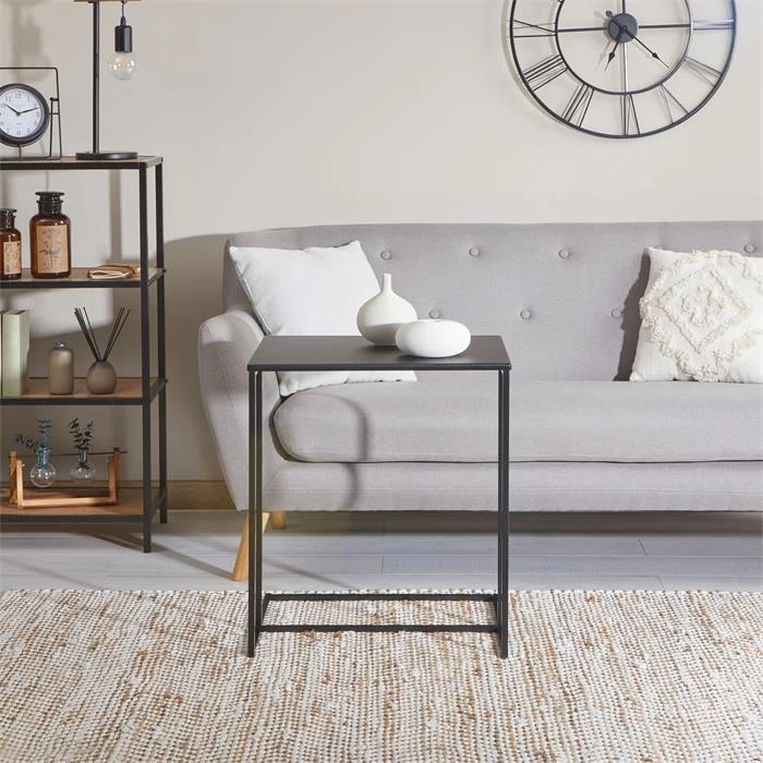 Beistelltisch VITORIO Rechteckig In Schwarz 2 Beistelltisch VITORIO Rechteckig In Schwarz – Bild 2