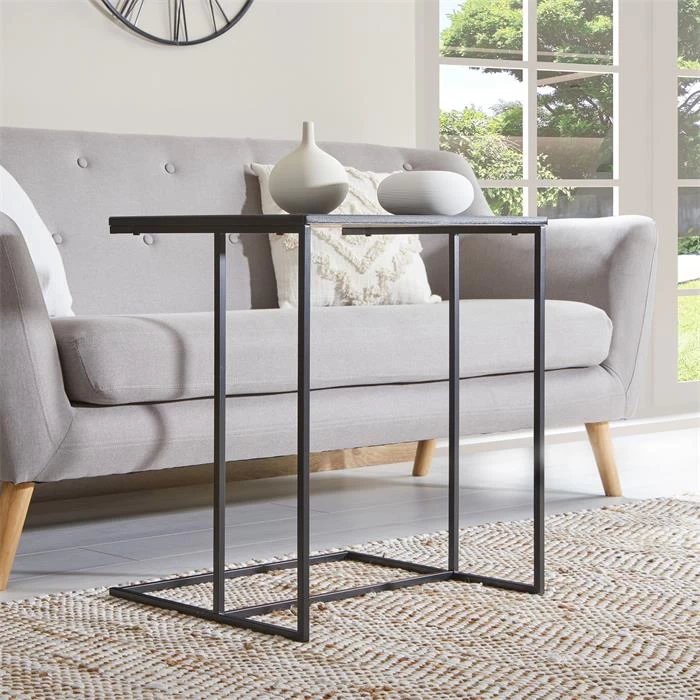 Beistelltisch VITORIO Rechteckig In Schwarz 5 Beistelltisch VITORIO Rechteckig In Schwarz – Bild 5