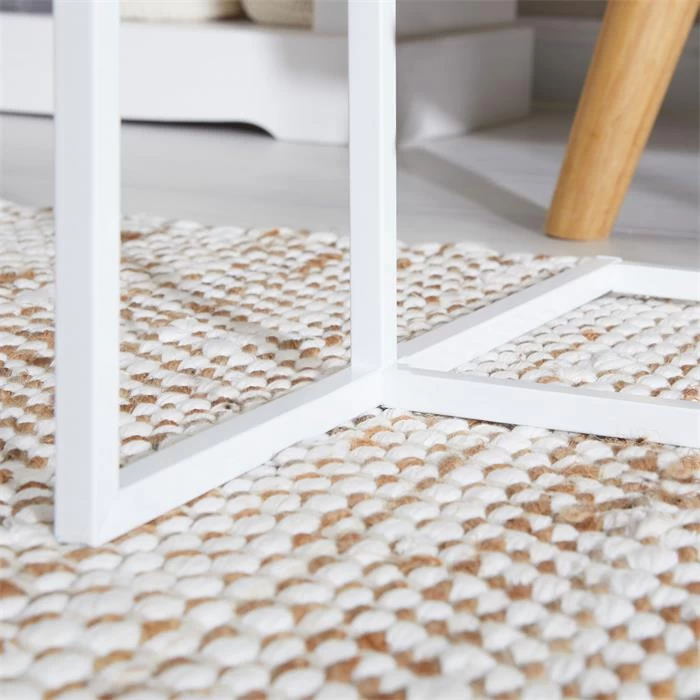 Beistelltisch VITORIO Rechteckig In Weiß 4 Beistelltisch VITORIO Rechteckig In Weiß – Bild 4