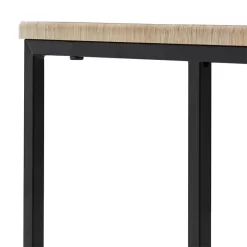 Beistelltisch VITORIO Rechteckig In Sonoma Eiche/schwarz -Berühmt Möbel 13957 5