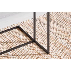 Beistelltisch VITORIO Rechteckig In Sonoma Eiche/schwarz -Berühmt Möbel 13957 A6