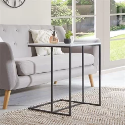 Beistelltisch VITORIO Rechteckig In Weiß/schwarz 9 Beistelltisch VITORIO Rechteckig In Weiß/schwarz -Berühmt Möbel 13958 AC2