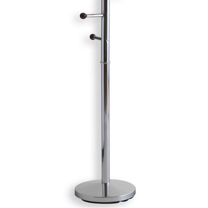 Kleiderständer FLORUS, Verchromt Mit Holzknöpfen 3 Kleiderständer FLORUS, Verchromt Mit Holzknöpfen – Bild 3