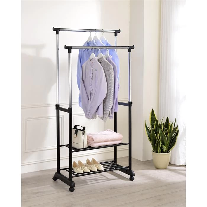 Rollgarderobe NELMA Mit 2 Ablagen 2 Rollgarderobe NELMA Mit 2 Ablagen – Bild 2