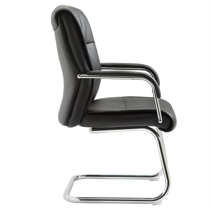 Besucherstuhl Konferenzstuhl CEDRIC Schwarz 2 Besucherstuhl Konferenzstuhl CEDRIC Schwarz – Bild 2