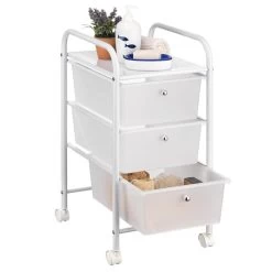 Rollcontainer GINA Mit 3 Schubladen In Weiß
