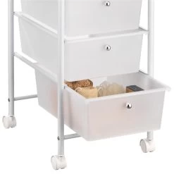 Rollcontainer GINA Mit 3 Schubladen In Weiß -Berühmt Möbel 16011 2 N1