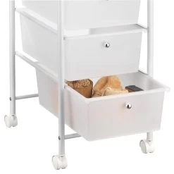 Rollcontainer GINA Mit 4 Schubladen In Weiß -Berühmt Möbel 16019 2 N1