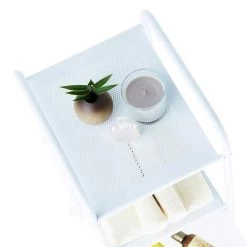 Rollcontainer GINA, 3 Schubladen Und 2 Böden In Weiß/transparent 8 Rollcontainer GINA, 3 Schubladen Und 2 Böden In Weiß/transparent -Berühmt Möbel 16039 2 N