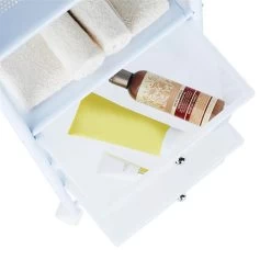 Rollcontainer GINA, 3 Schubladen Und 2 Böden In Weiß/transparent 9 Rollcontainer GINA, 3 Schubladen Und 2 Böden In Weiß/transparent -Berühmt Möbel 16039 3 N