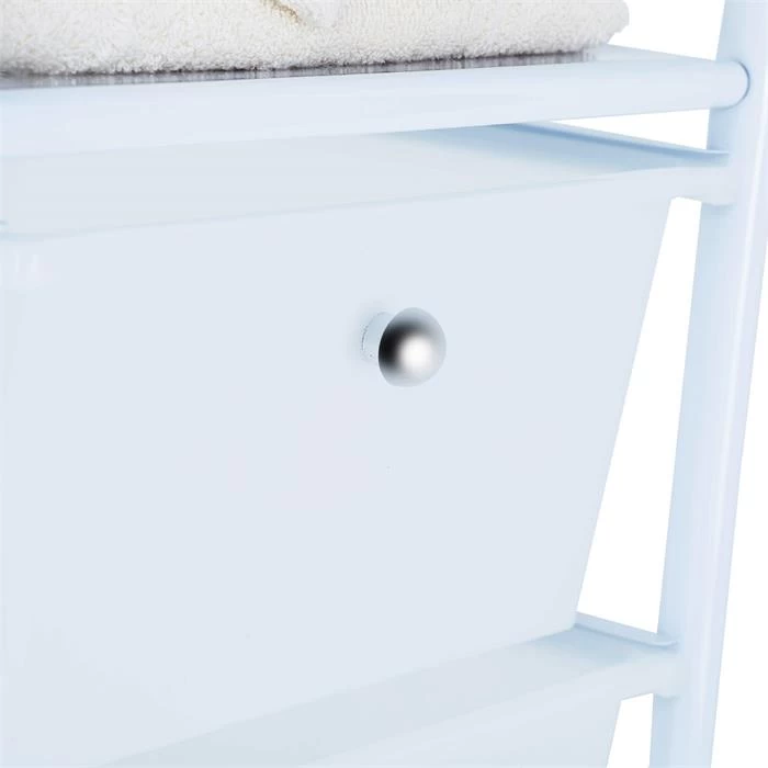 Rollcontainer GINA, 3 Schubladen Und 2 Böden In Weiß/transparent 5 Rollcontainer GINA, 3 Schubladen Und 2 Böden In Weiß/transparent – Bild 5