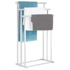 Handtuchhalter MATTIA Mit 3 Handtuchstangen In Chrom