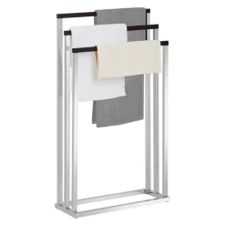 Handtuchhalter EDOARDO Mit 3 Handtuchstangen In Nussbaum