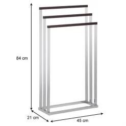 Handtuchhalter EDOARDO Mit 3 Handtuchstangen In Nussbaum -Berühmt Möbel 18350 3