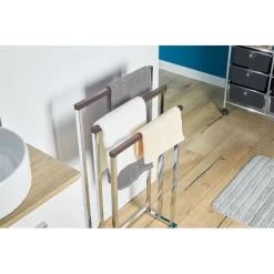 Handtuchhalter EDOARDO Mit 3 Handtuchstangen In Nussbaum -Berühmt Möbel 18350 A2